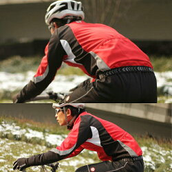 サイクルジャージ長袖秋冬