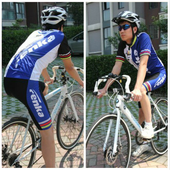 春夏用プリントサイクルジャージ 男性用 サイクルウエア 上下セット 春夏用プリントサイクルジャージ 男性用 サイクルウエア 上下セット