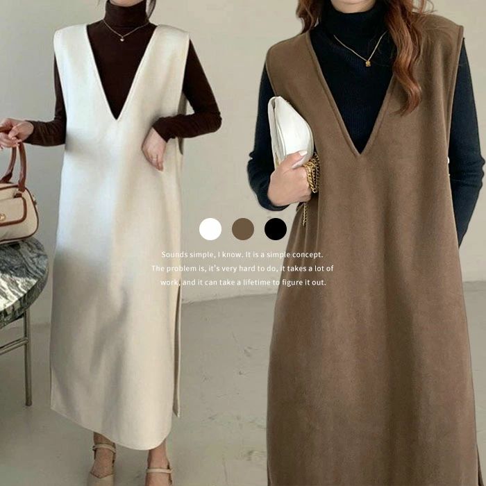 ジャンパースカート レディース ワンピース 秋冬 きれいめ ジャンスカ ロング丈 秋 冬 ロングワンピース サロペットスカート お洒落 上品 20代 30代 40代 50代 60代 通勤 オフィス 着痩せ 美シルエット 大人可愛い 着回し 体型カバー