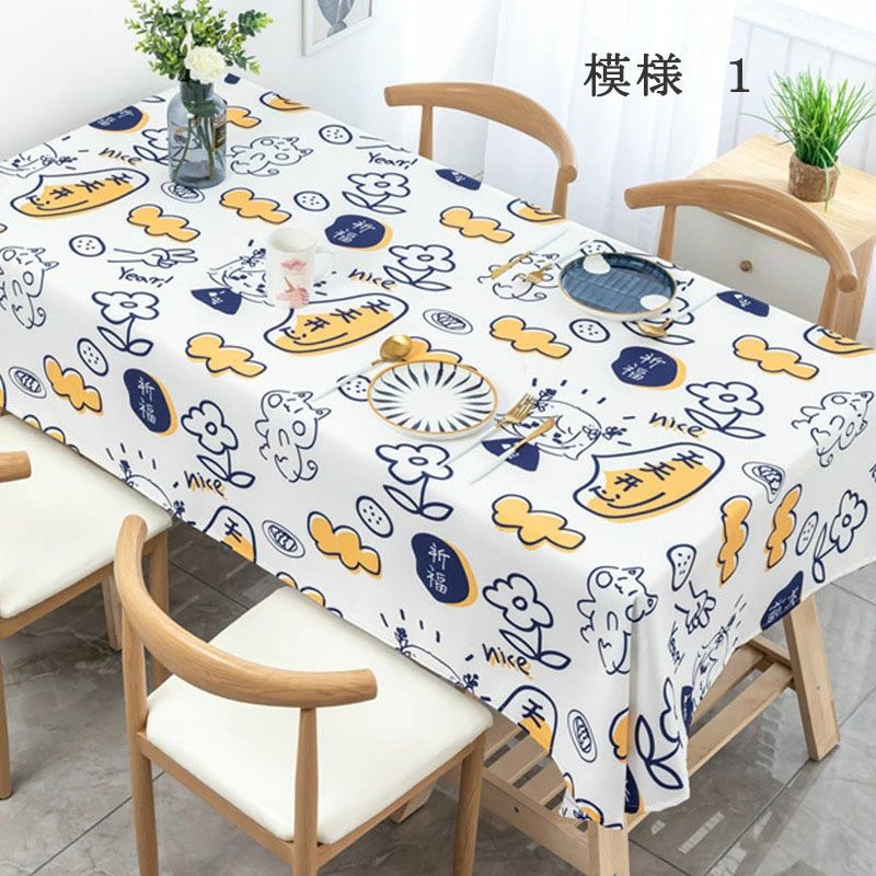 送料無料 テーブルクロス 撥水 撥油 テーブルマット PVC デスクマット 食卓カバー 可愛い　各サイズ 　マルチカバー テーブル クロス 正方形 長方形 水油防止 カバー テレビカバー 机カバー おしゃれ 家庭用 業務用 新生活応援 洗える 汚れが拭き取れるクロス お手入れ簡単