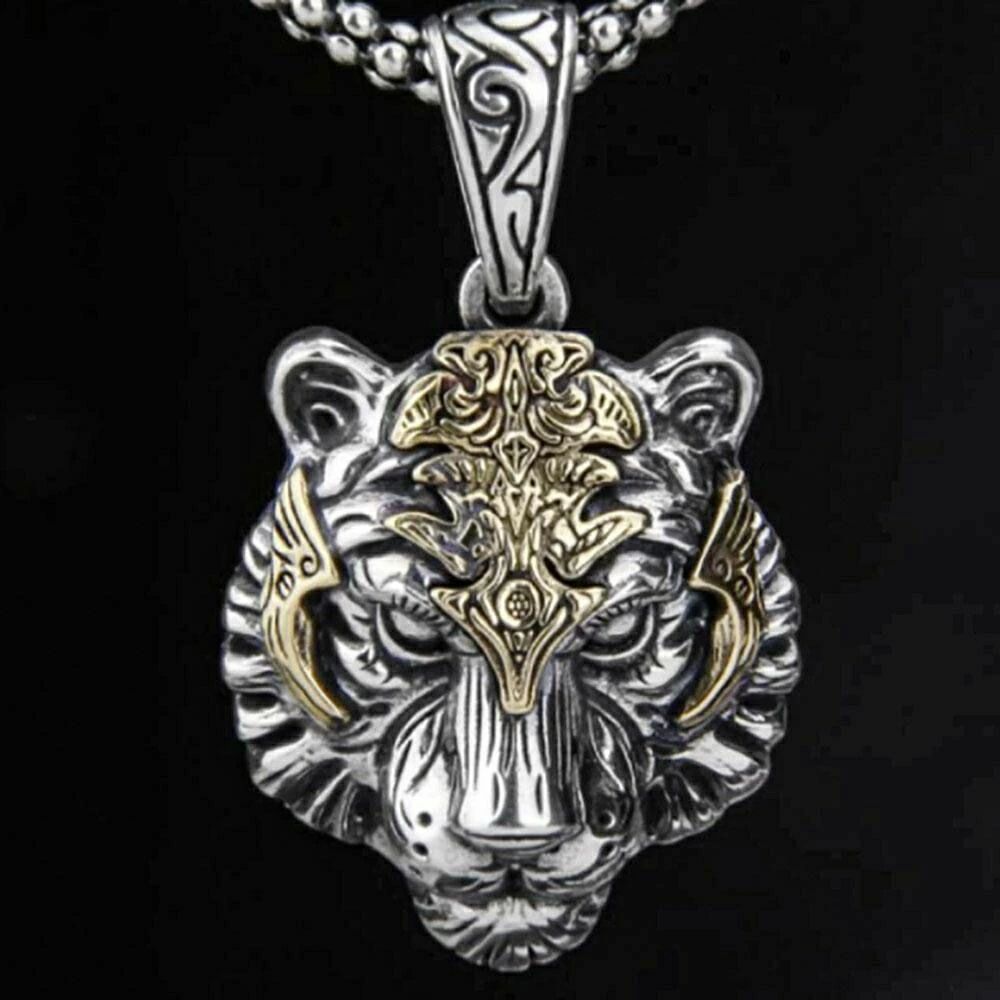 新生活 気楽 ネックレス 虎 トラ タイガー Tiger 首輪 アクセサリー ヒップホップ ジュエリー ジュエル jewel レゲエ クラブCLUB メンズ 男女兼用 HIPHOP ヒップ