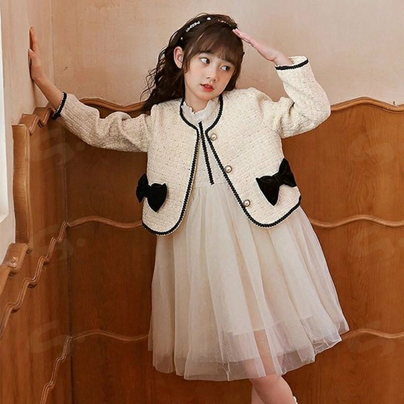 入学式 女の子 キッズ フォーマル 入学式 卒業式 セットアップ 2点セット 冬 女の...