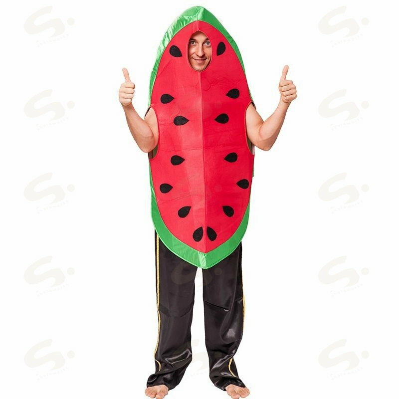 ハロウィン 衣装 コスプレ スイカ すいか 仮装 コスチューム メンズ レディース 野菜 果物 食べ物 着ぐるみ ハロウィン パーティー イペント 大人 面白い Cosplay 仮装 舞台装 演出服 学園祭 文化祭 クリスマス
