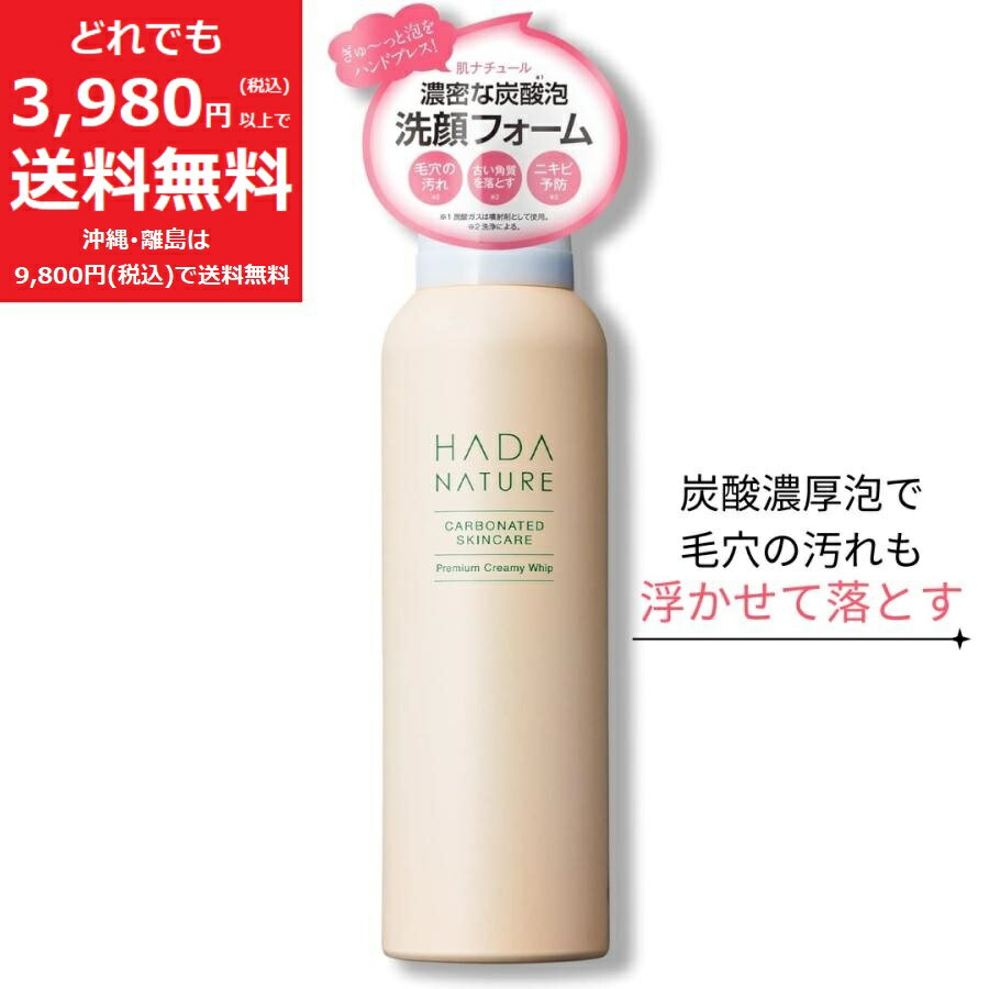 肌ナチュール クリーミーホイップ 炭酸 洗顔 75g HADA NATURE 75g ニキビ予防 洗顔フォーム