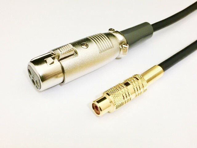XLR�ޥ���ü�Ҥ�RCA����³���������Ѵ������� XLR3/11C-RCA����å��ޥ���ü���Ѵ�������0.2M �ݥ�����ȡ����