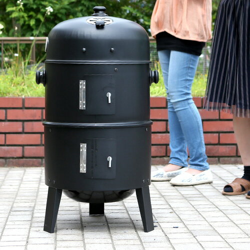 BBQコンロ 大型 バーベキューグリル バーベキューコンロ 燻製器 1台3役 3in1 屋外用通販格安セール情報 楽天 通販