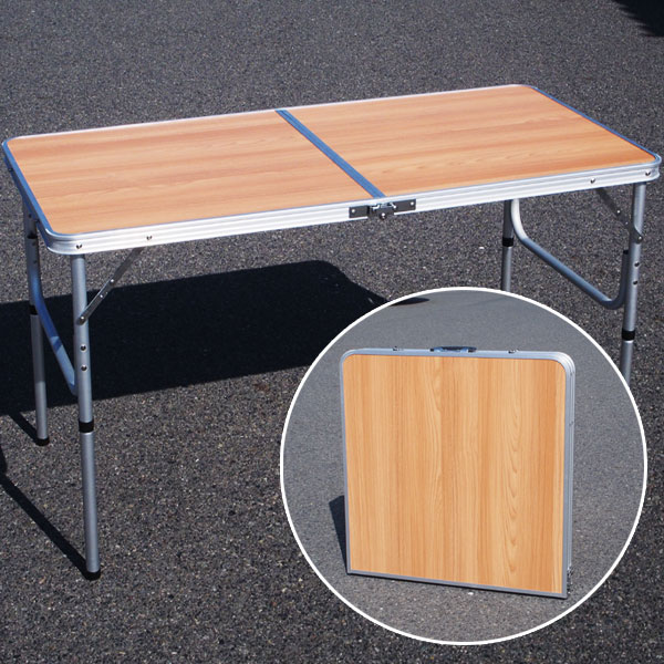 アウトドアテーブル 幅120cm アルミテーブル 折り畳み ピクニックテーブル通販格安セール情報 楽天 通販