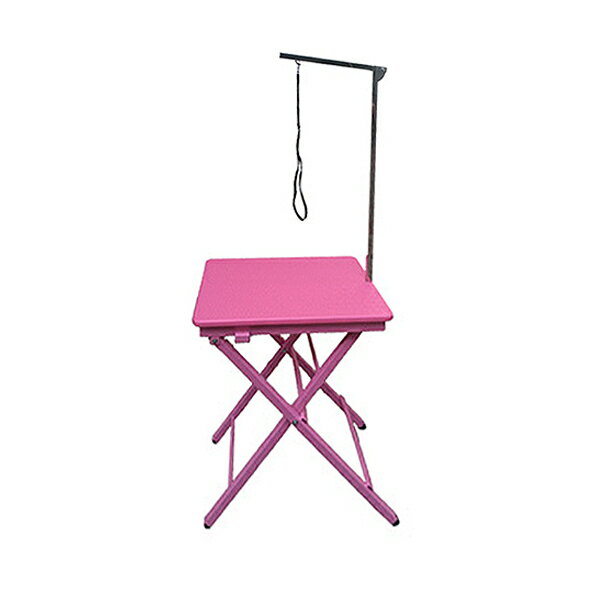 トリミングテーブル トリミング トリミング台 グルーミングテーブル 折畳機能 携帯 桃 ピンク