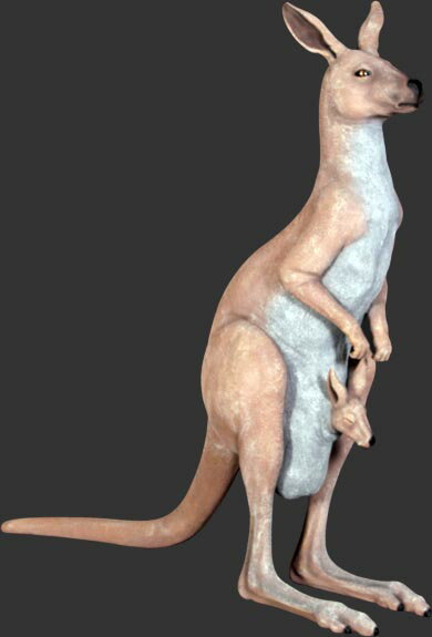 アニマルビッグフィギュアシリーズ【カンガルー・ペイント】（等身大フィギュア）