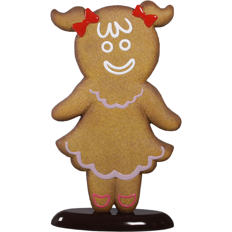 ジンジャーブレッド ガール　クッキーマン（等身大フィギュア/メニューボード） 大型商品のため送料別..