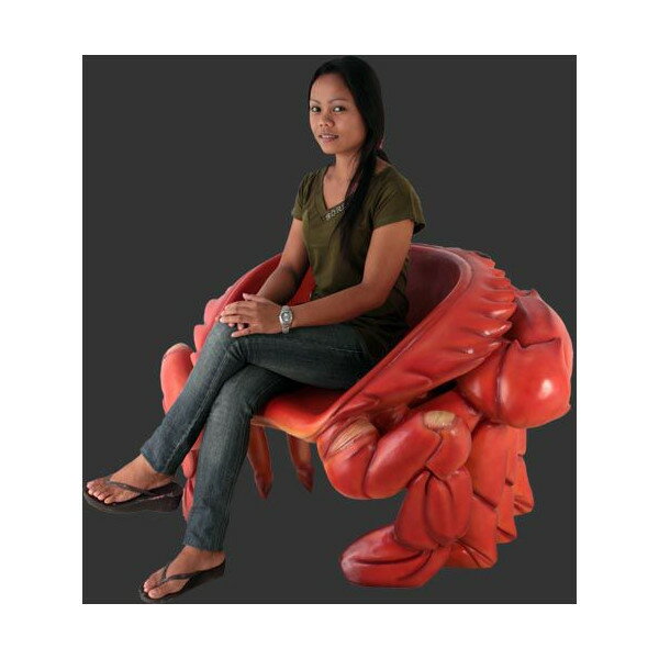 カニ(蟹)チェアー(イス)赤(ビッグフィギュア)