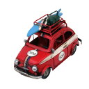 ブリキのおもちゃ コンパクトカー・500レッド