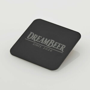 【DREAMBEERサーバー専用ラベルバッジ】DREAMBEERオリジナルラベルバッジ（黒）