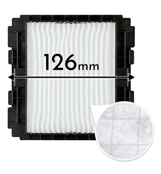 ユニックス トレフィン TF100A-PF/PG ダクト径φ100 樹脂製 花粉/DEP対策 静電フィルター 単品 クールホワイト 花粉・PM2.5対策エアフィルター