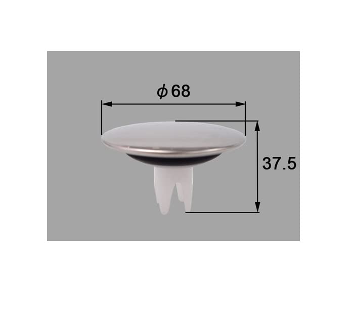 LIXIL(リクシル) INAX プッシュワンウェイ排水栓密閉フタ 浴室部品 [B21-SVAR2(68)]