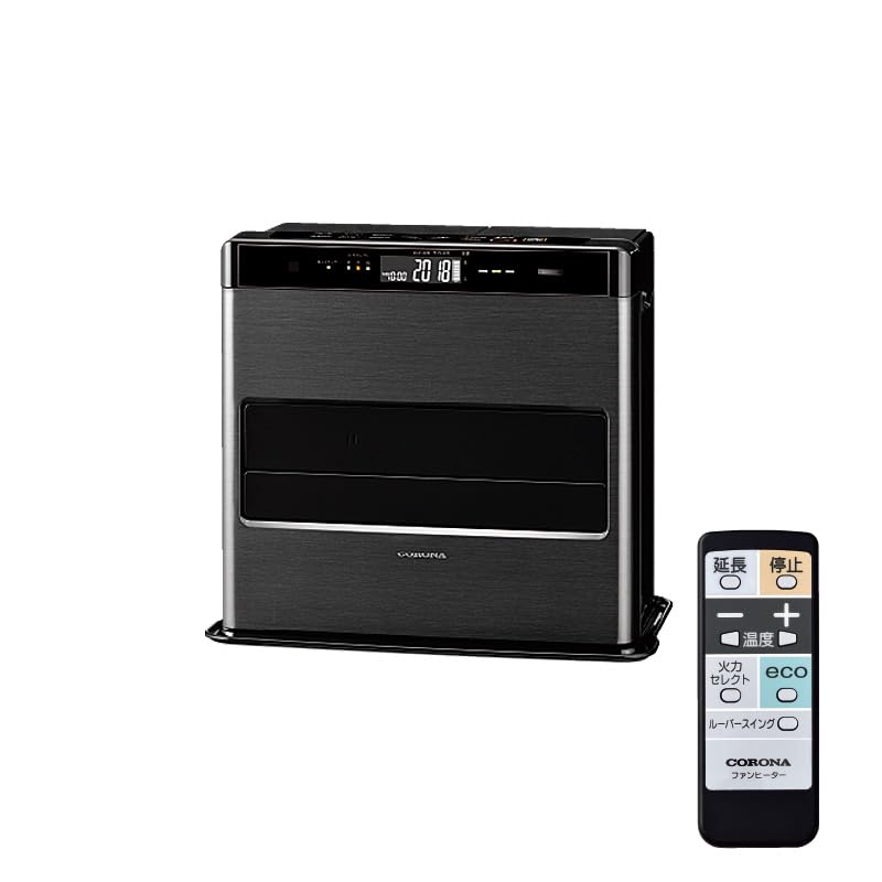 コロナ CORONA FH-CWZ57BYG(KG) 石油ファンヒーター 木造15畳・コンクリート20畳まで 5.65～0.80kW グランブラック WZシリーズ 2025年モデル