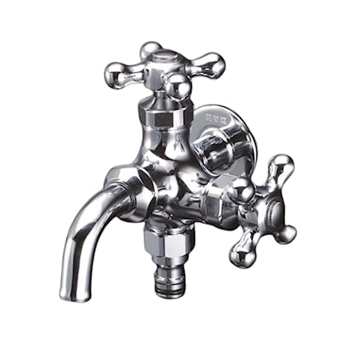 Rakuten - KVK 屋外ホース接続ニップル付二口横水栓 K124CSPJ
