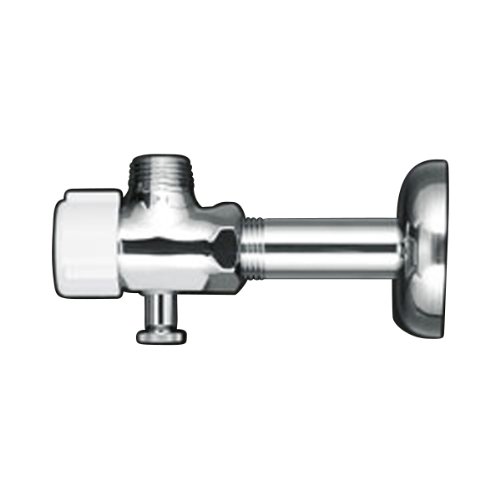 KVK アングル形止水栓（水抜き付）（銅パイプ・ナットなし） LK112WK84
