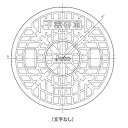 城東リプロン 雨水マス用丸蓋 300型 JM-300ULW Ø328 Joto ホワイト 安全荷重1.2kN(125kgf) 城東テクノ 文字無/穴無