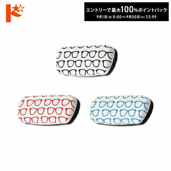 最大100%ポイントバック！9/30の23:59まで♪メガネモチーフ柄 メガネケース / 名古屋眼鏡 眼鏡 小物入れ サングラスケース メガネケース メガネ柄 刺繍 ブラック レッド ブルー