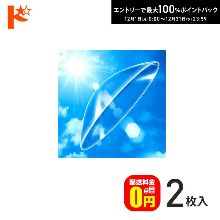 最大100%ポイントバック！12/31の23:59まで♪【送料無料】シード UV-1 2枚セット ハードコンタクトレンズ 長期装用 連続装用可能レンズ ユーブイワン