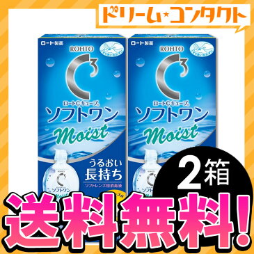 【送料無料】ロートCキューブ ソフトワンモイストa 500ml 2本セット ソフトレンズ用洗浄・すすぎ・消毒（保存）液 ロート