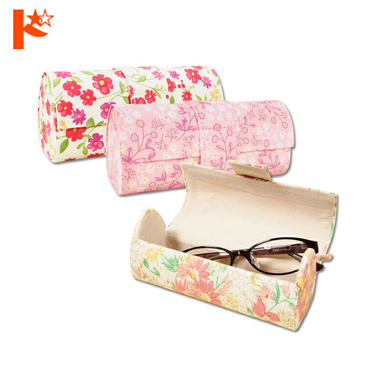 最大100%ポイントバック！12/31の23:59まで♪訳あり！ 在庫限り メガネケース フラワー柄 汚れあり お買い得価格