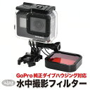 送料無料 用アクセサリー ゴープロ 海 水中 海中撮影 防水ケース用 レンズフィルター ダイビングフィルター ダイブハウジング対応) (GoPro純正 (mj7...