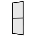 LIXIL/リクシル 玄関引戸(引き戸) 菩提樹用網戸 2枚建戸ランマ無 普通枠 214型(竪繁格子) 6159 W1790*H1847【玄関】【出入口】 ドリ...