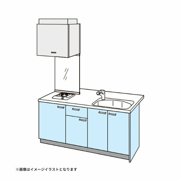 コンパクトキッチン ティオ Tio LixiL ペニンシュラI型 ベーシック W1824mm 間口182.4cm 奥行97cm(グリルなし1口コンロ用) グループ3 リクシル システムキッチン ドリーム