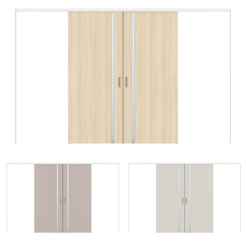 【11月はエントリーでP10倍】 【オーダーサイズ 】可動間仕切り 引戸上吊 リクシル ラシッサD キナリモ..