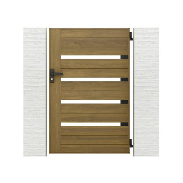 【11月はエントリーでP10倍】 門扉 リクシル 開き門扉AA YS1型 横桟 片開き 07-12/07-14 柱使用 W700×H..