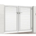 開き門扉AB YR2型 両開き 埋込使用 呼称07-12 扉寸法W1400(700+700)×H1200mm リクシル LIXIL 開き門扉 おしゃれ シンプル リフォーム