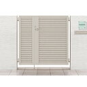 開き門扉AB YM2型 親子仕様 柱使用 呼称04・08-12 扉寸法W1200(400+800)×H1200mm リクシル LIXIL 開き門扉 おしゃれ シ...