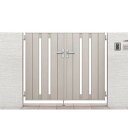 【7月はエントリーでP10倍】 開き門扉AB TS2型 両開き 柱使用 呼称09-12 扉寸法W1800(900+900)×H1200mm リクシル LIXIL 開き門扉 おしゃれ シンプル リフォーム