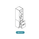 【7月はエントリーでP10倍】 洗面台 LIXIL/INAX Crevi クレヴィ 奥行560タイプ トールキャビネット 間口W450mm 標準タイプ RAS-456-A 収納 洗面化粧台 リフォーム DIY dreamer-