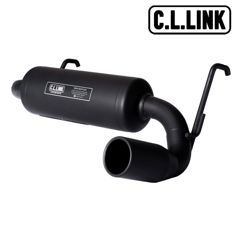 ジムニー マフラー JB64W タイプ1 シングル出し マットブラック CL-LINK(シーエルリンク) CMJ-Type1-6474MB