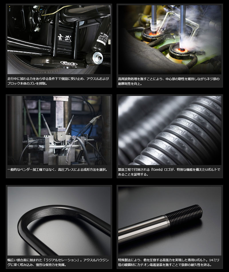 NV350キャラバン Uボルト サーフェスロックUボルト ロング Genb(玄武) SDBULC