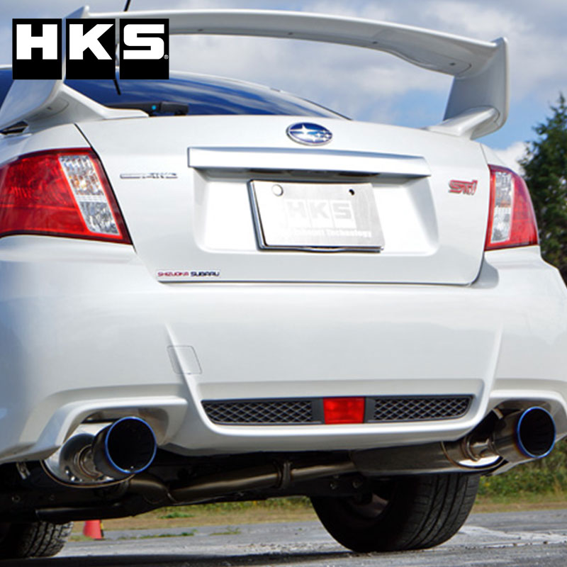 インプレッサWRX STI マフラー GVF 10/07-14/08 Super Turbo Muffler(スーパーターボマフラー) HKS 31029-AF008