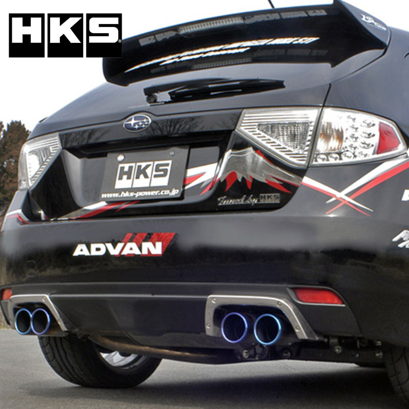 インプレッサWRX STI マフラー GRF 09/02-14/08 LEGAMAX Premium(リーガマックスプレミアム) HKS 31021-AF013