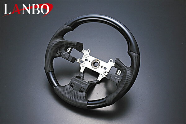 ステップワゴンステアリングRP系ピアノブラックガングリップLAMBO(ランボ)LSH15C