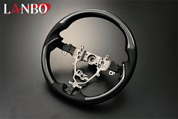 ジムニーステアリングJB64Wカーボン調ガングリップLAMBO(ランボ)SS05D