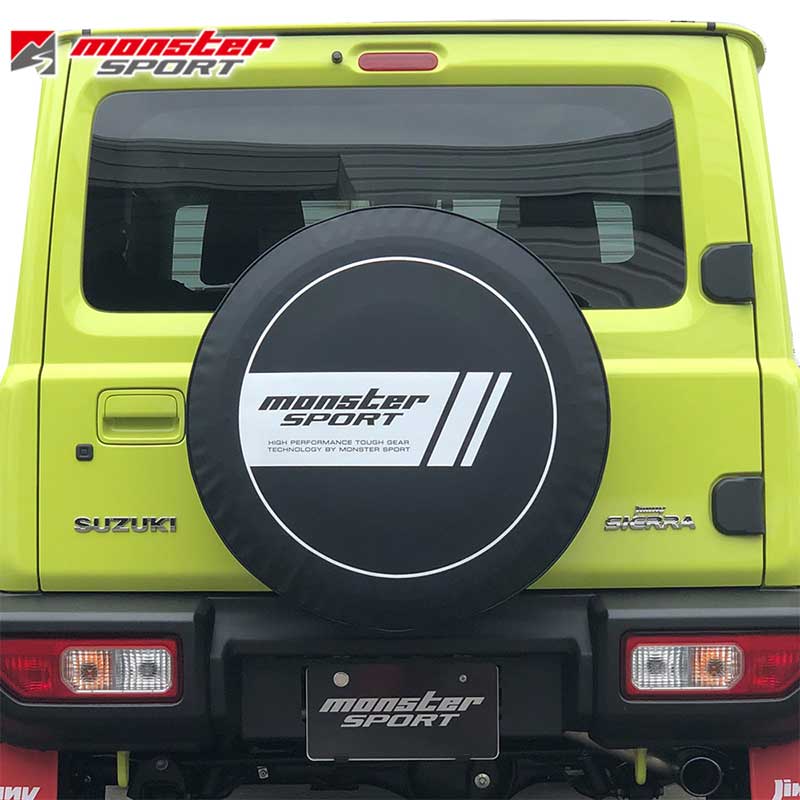 ジムニーシエラ スペアタイヤカバー JB74W 2018/07- ソフトタイプ MSサークル MONSTER-SPORT(モンスタースポーツ) 771110-5600M