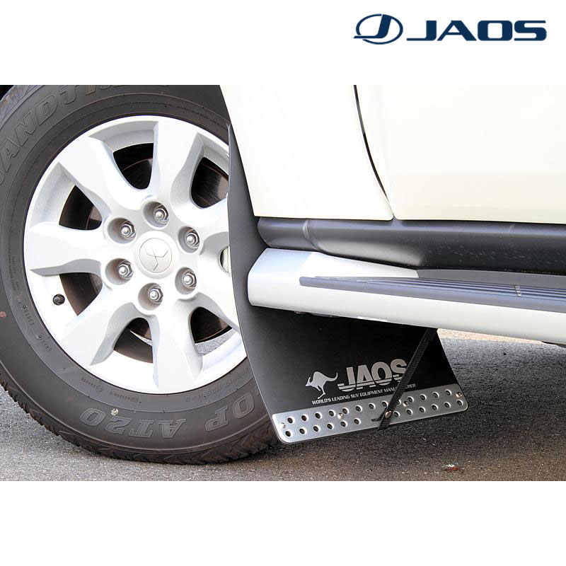 パジェロ マッドガード3 V80/V90系 2006.10-2020.03 フロントセット ブラック JAOS(ジャオス) B622327F