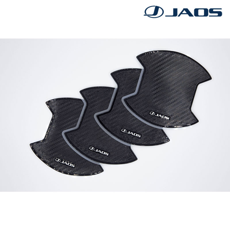 アウトランダー ドアハンドルプロテクター GG2W / GG3W 2012.12-2021.11 カーボン調 type-A JAOS(ジャオス) B636304