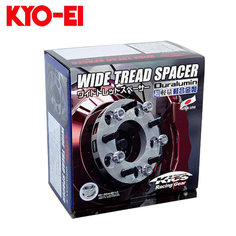 ビーゴ J200系 ワイドトレッドスペーサー M12xP1.5 5H/114.3 厚み30mm 2個セット KYO-EI(協永産業) 5130W1