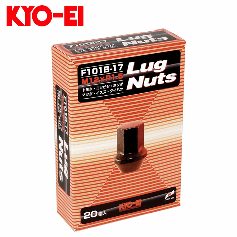 プレミオ ホイールナット 260系 M12xP1.5 ラグナット 20個セット KYO-EI(協永産業) F101B-17-20P