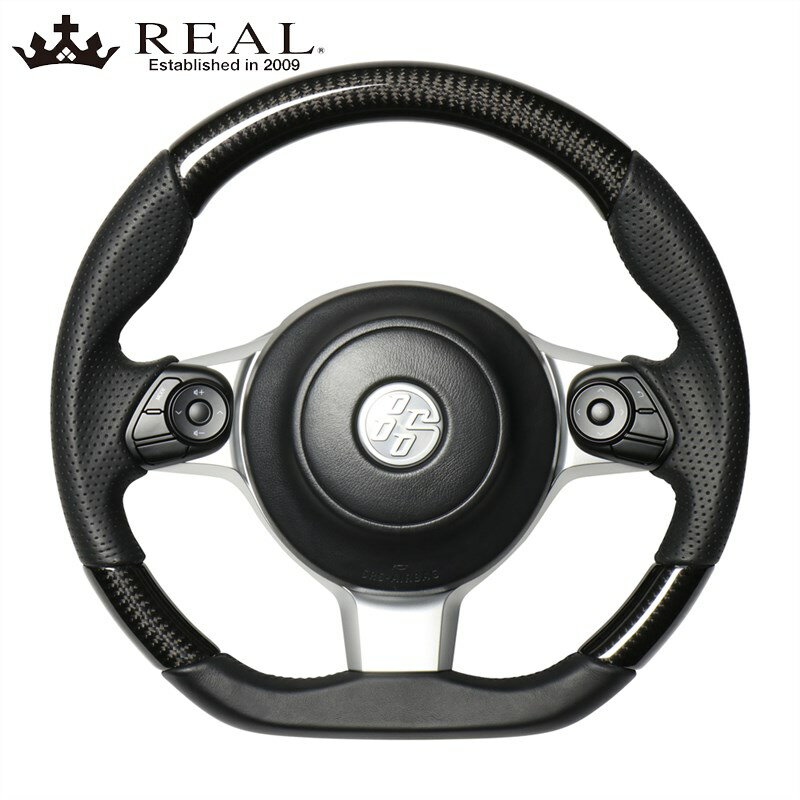 マークX GR-SPORT ステアリング 130系 H29/9-R1/12 ブラックカーボン REAL(レアル) GR-BKC-BK