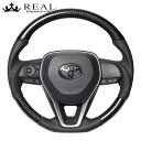 RAV4 ステアリング 50系 H31/4- ブラックカーボン REAL(レアル) TYA-BKC