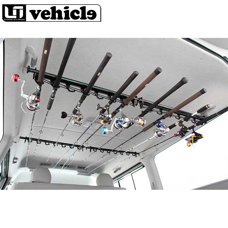 ハイエース ロッドホルダー 200系 標準ボディ S-GL 釣り竿ホルダー Uivehicle(ユーアイビークル)